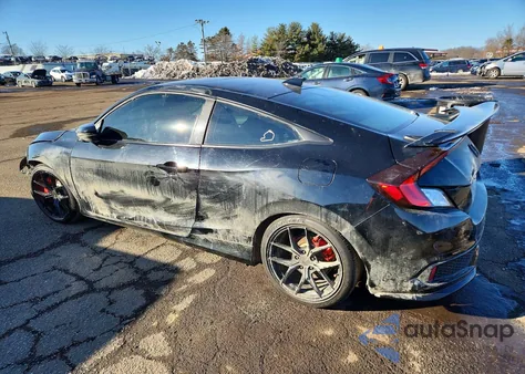 2020 Honda Civic Si from USA, damaged, VIN 2HGFC3A55LH752680
